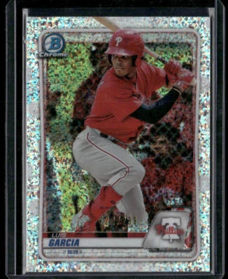 2020 Bowman Luis Garcia BCP-126 Chrome Prospects Speckle Refractor  SN299 - Image 1 of 2