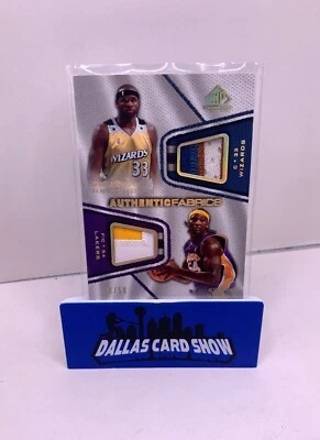 2008-08 SP Game Used BRENDAN Haywood KWAME Brown Authentic Fabrics Patch 48/50 - Image 1 of 2