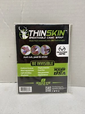 Thin Skin Breathable Camo Wrap - Realtree APS- Hunting Wrap - 8 Sheets 280 SqIN - Image 1 of 2