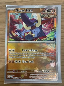 Pokémon TCG | Prismatic Evolutions | POKEBALL | Reverse Holo | Great Tusk 55/131 - Picture 1 of 2