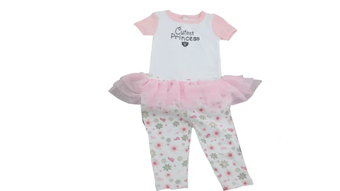 Oakland Raiders Girls NFL Apparel Baby Infant Size Creeper & Pants Combo Set New Cover