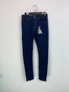 Bench Davies Dark Wash Jeans Skinny Fit Stretch Denim Cotton Blend W30 L32 NEW - Picture 1 of 8