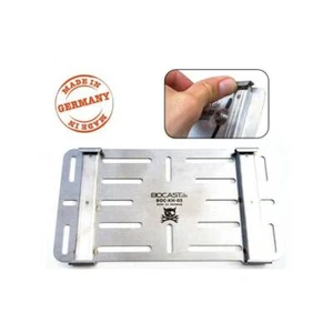 BOCAST Kennzeichenhalter Ami Leichtkraftrad 255x130 Kennzeichenrahmen Edelstahl - Bild 1 von 2