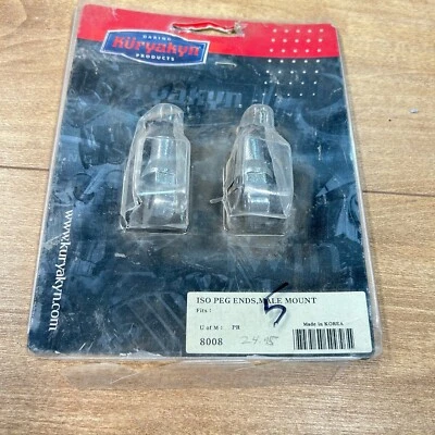 Nuevo Kuryakyn - 8008 - MONTAJES DE CLAVIJA CROMADOS MACHO - HARLEY DAVIDSON Foto 1 de 3