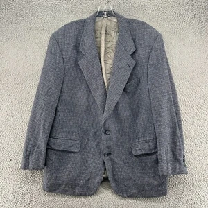 Vintage Christian Dior Blazer Mens 42R 2 Button Wool Sport Coat Casual Jacket * - Picture 1 of 12