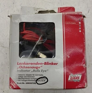 BMW, Triumph, New Lenkerenden Blinker Ochsenauge "Bulls Eye" 12V Turn signals - Picture 1 of 8