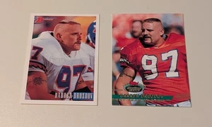 1993 DROZ Darren Drozdov wrestler wrestling football ROOKIE Stadium Club Bowman - Picture 1 of 8