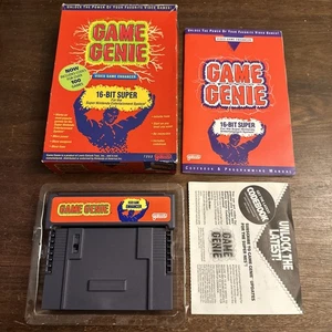 Game Genie (Super Nintendo SNES) Complete CIB - Tested - Authentic - Picture 1 of 13