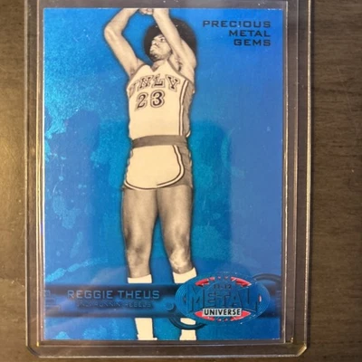 2011-12 UD Metal Universe Precious Metal Gems PMG Blue Reggie Theus Rebels 2/50 - Image 1 of 4