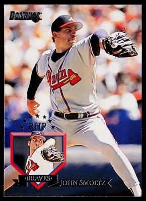 1995 Donruss #461 John Smoltz Atlanta Braves - Image 1 of 2