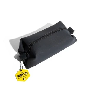 Tooletries Koby Silicone Toiletry Organizer Bathroom Travel Bag Black NWT - Picture 1 of 6