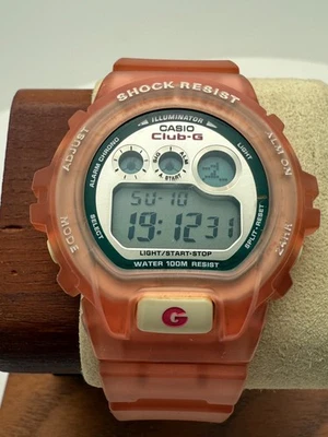 Reloj Digital Casio Club-G GXS-690 Damas Raro De Colección Batería Nueva Hecho en Corea Foto 1 de 4