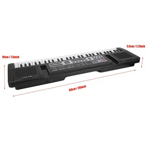 61 Keys Childrens Electronic Keyboard with Microphone Portable Music Toy Fun - Picture 1 of 9