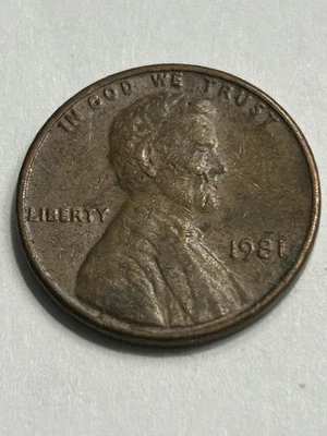 1981 No Mint Mark Lincoln Memorial Penny Error On Rim/Doubling On Reverse (A295) - Image 1 of 4