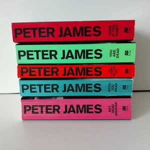 Peter James Books Bundle x 5 Books Inc Dead Series/Roy Grace - Picture 1 of 8