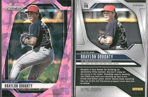 ⚾️ 2025 Panini-Prizm - Braylon Doughty RC Guardians #116 Pink Ice Prizm  - Imagen 1 de 1