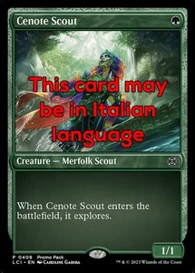 MTG CENOTE SCOUT 408 EXC - ESPLORATRICE DI CENOTE - LCI X IT - MAGIC - Picture 1 of 1