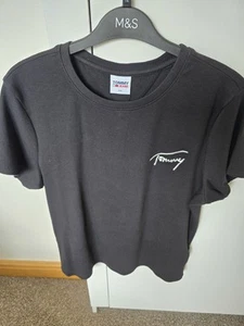 Womens Tommy Jeans T-shirt, XXL, BNWT, black - Picture 1 of 5