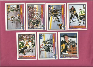 1991-92 BOWMAN STANLEY CUP CHAMPION PITTSBURGH PENGUINS SET - Picture 1 of 1