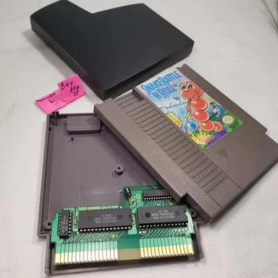 Snake Rattle 'n' Roll NES AUTHENTIC original Nintendo Rare maker of Battletaods - Image 1 of 4