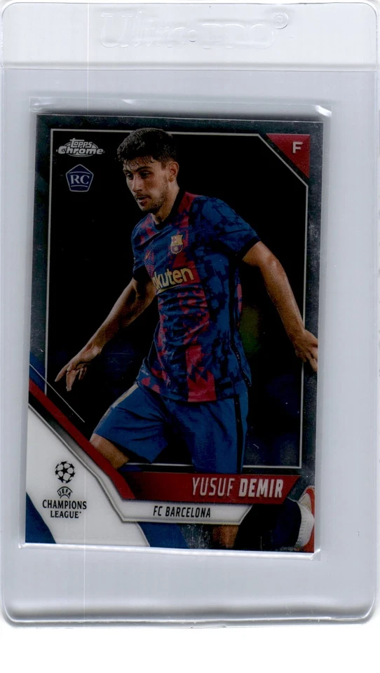 2021-22 Topps Chrome UEFA Champions League #62 Yusuf Demir - Image 1 of 2