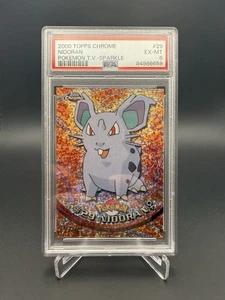 RARE POP 2! 2000 SPARKLE NIDORAN #29 PSA 6 MINT POKEMON TOPPS SERIES 1 - Picture 1 of 2