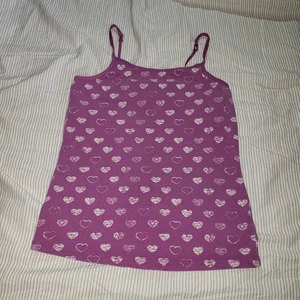 Heart Patterned Purple Camisole - Picture 1 of 8