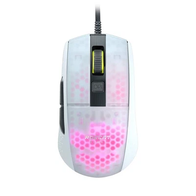 ROCCAT Burst Pro Wired USB Gaming Mouse, White, Optical, 16K Resolution, Optical - Image 1 of 4