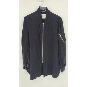 R13 Oversized Flight Bomber Shirt Men Sz Small Utility Military Grunge Edgy - Picture 1 of 14