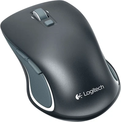 Logitech M560 Full Size Hyper-Fast Scrolling Wireless Ambidextrous Mouse & USB - Image 1 of 4