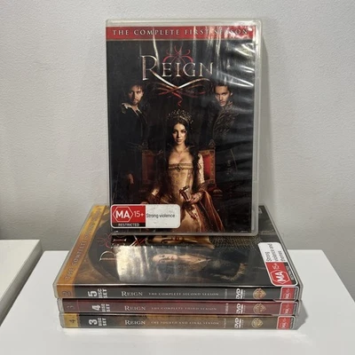 Reign The Complete Series 1-4 DVD Seasons 1 2 3 4 Region 4 Free Tracked Post - Image 1 of 4