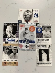 2001 Upper Deck Legends of New York - The Times Babe Ruth - Picture 1 of 4