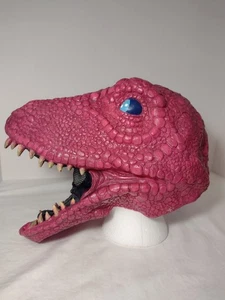 Dinosaur Full Head Halloween Mask T Rex Lizard Plastic Adult Size Cosplay - Picture 1 of 5