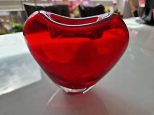 Herzvase aus Glas, Murano???