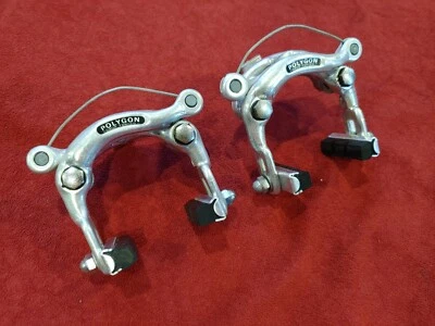 Vintage POLYGON Drop Forged 610 Center Pull Road Caliper Set - Front & Rear - Image 1 of 4