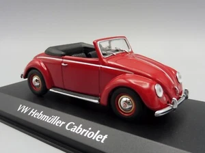 VW HEBMÜLLER Cabriolet 1950 1/43 Maxichamps Minichamps 940052131 Volkswagen - Picture 1 of 12