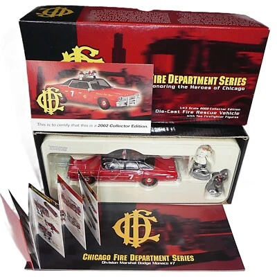 Dodge MONACO 1974 Chicago Fire Department 2 figures 1/43 CORGI US06002 - Image 1 of 4