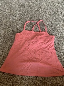 Girls Large 12 Patagonia Tank Top Coral - Picture 1 of 3