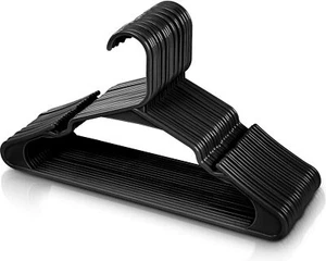 Plastic Hangers Light weight Space Saving Hangers 30 & 50 Pack Utopia Home - Picture 1 of 95
