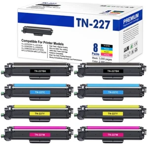 Toner TN223 TN227 pasuje do Brother MFC-L3770CDW L3710CW HL-L3270CDW L3290CDW Partia - Zdjęcie 1 z 16