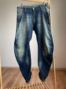 G Star Raw Arc Distressed Loose Tapered Denim Size 34x34 - Bild 1 von 9