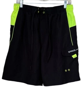 Speedo Mens Lined Mens Size Large Swim Trunks Drawstring Elastic Waist - Picture 1 of 8