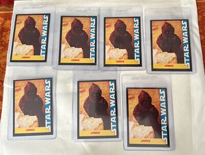 Star Wars 1977 Vintage WONDER BREAD Set Break Qty  7 (seven) JAWAS NUMBER 10