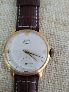 VTG ENICAR Gold Plated watch 17 Jewels, Manual, Swiss made - Picture 1 of 14