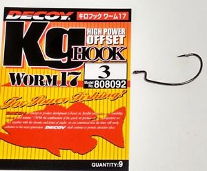  Decoy Worm 17 KG Hook High Power Offset Size #3 (808092)