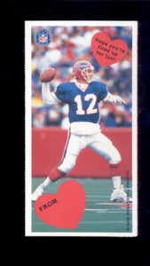 1996 CLEO JIM KELLY Buffalo Bills NFL Valentines Card