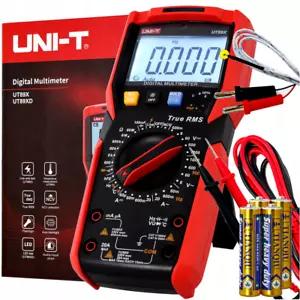UT89X UNI-T Digital Multimeter Strommessgerät AC/DC A V Ω HZ NCV LIVE Temperatur - Bild 1 von 5