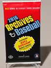 2016 Topps Archives Baseball Factory Sealed Hobby Pack 8 Cards Per Pack