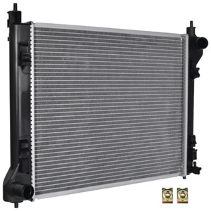 Radiator For 2013-2019 Nissan Sentra 1.8L RAD13365 Silver Plastic Tank - Imagen 1 de 10
