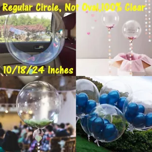 18 "inch Big Giant birthday Ballons Any Occasion wedding transparent balloons - Picture 1 of 11